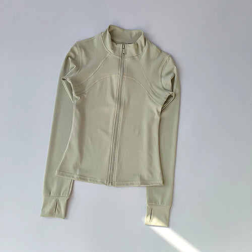 Womens High-End Yoga Sports Jacket Long Sleeve