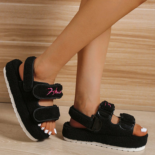 Casual Womens Thick-Bottom Sandals Multi-Color