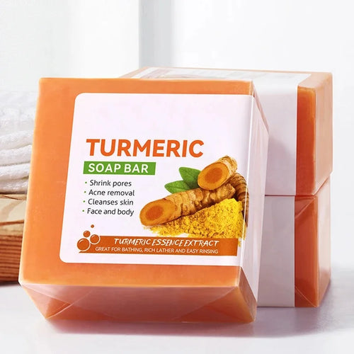 Handmade Turmeric Soap for Body Dark Underarms