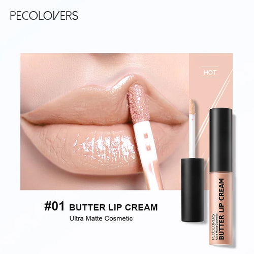 1PC Butter Gloss Non-Sticky Long Lasting Nude Lip
