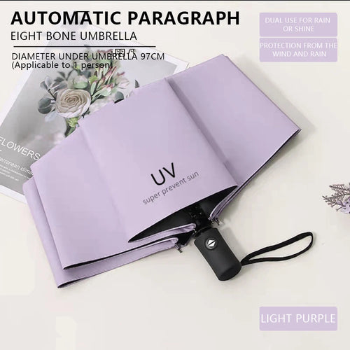 Cartoon Umbrella Sunscreen Automatic Folding for Students