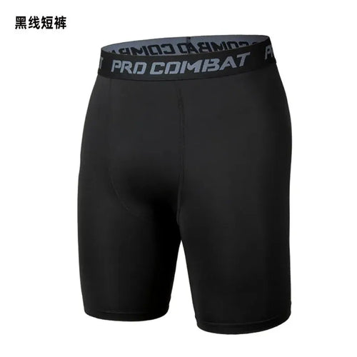 Mens Quick-Dry Sports Leggings Bottoming Shorts