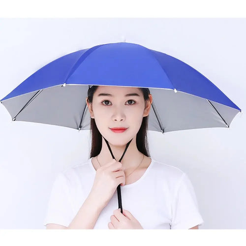 1PC Umbrella Hat Windproof Sunshade Rain Gear