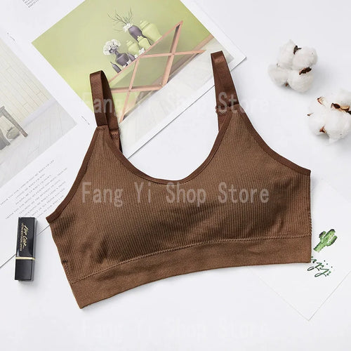 Womens Seamless Full Cup Bra Breathable Sleep