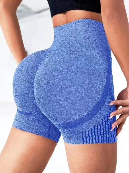 Womens High Waist Yoga Shorts Butt-Lifting Fitness