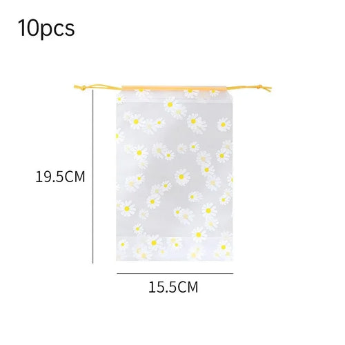 10Pcs Transparent Waterproof Travel Cosmetic Bags