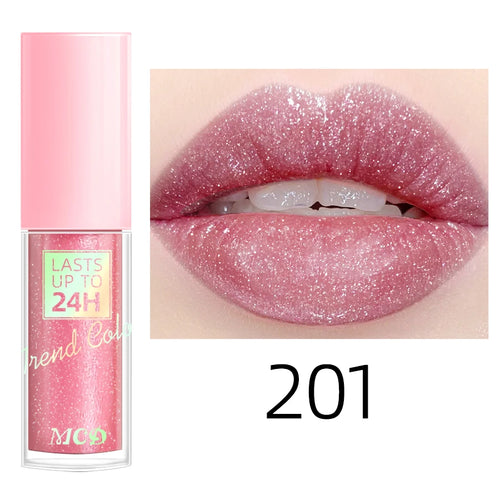 18 Colors Glitter Lip Glaze Waterproof Lip Gloss