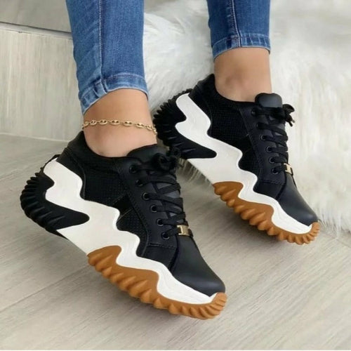 Summer Womens Sneakers Thick Bottom Canvas Casual Shoes
