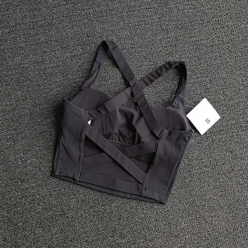 Womens Push Up Sports Bra Top Fitness Yoga Underwear