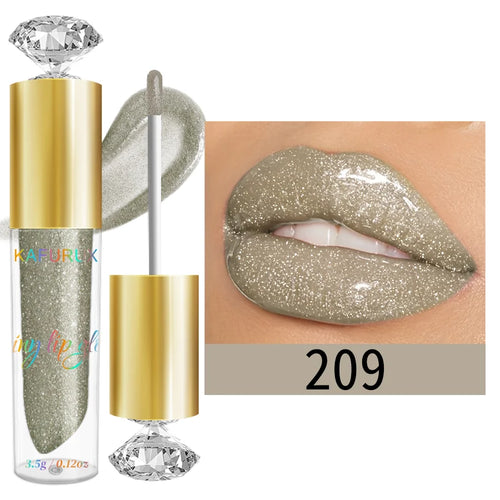 9 Colors Diamond Shimmer Glitter Lip Gloss Makeup