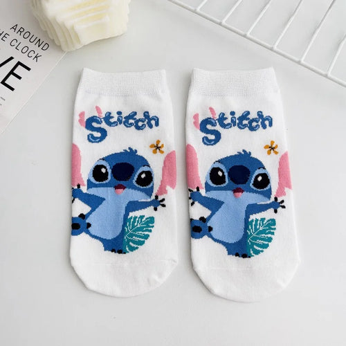 Disney Stitch Cartoon Cotton Socks for Kids