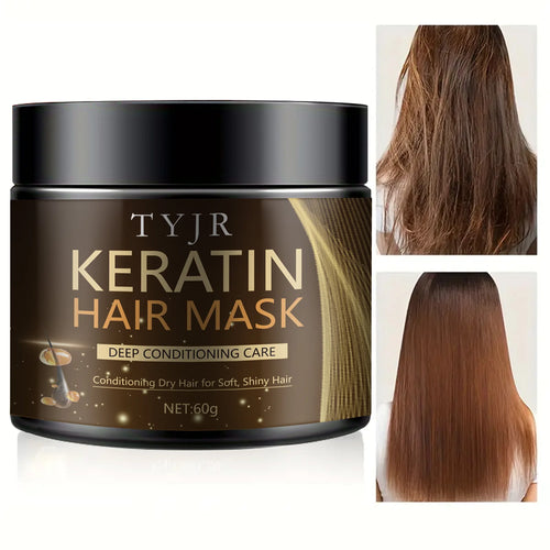 60g Keratin Magical Hair Mask Protein Repair for Dry Frizz