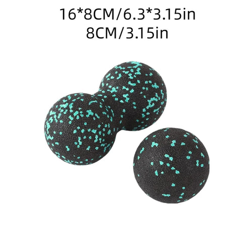 Yoga Peanut Fascia Balls Foam Block Massage Set
