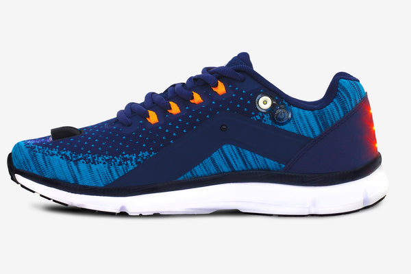 Mens Night Runner Shoes Safety Light Running Sneakers