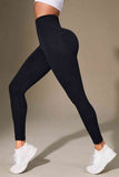 Out of State Wide Waistband Sports Leggings Comfortable Fit