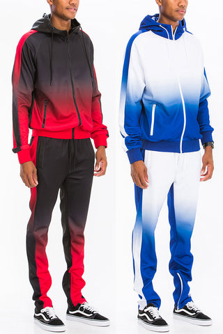 Ombre Hooded Suit  Stylish Comfortable Hoodie Set