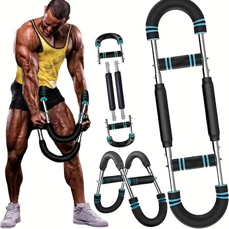 U-Shaped Arm Strengthener & Adjustable Chest Trainer