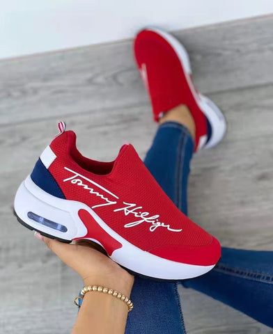 2022 Womens Fashion Casual Breathable Wedge Sneakers