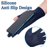 Ice Silk Sunscreen Breathable Half-Finger Gloves