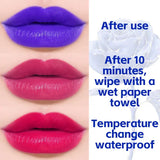 Blue Rose Lipstick Temperature Color Changing lipstic Moisturizing