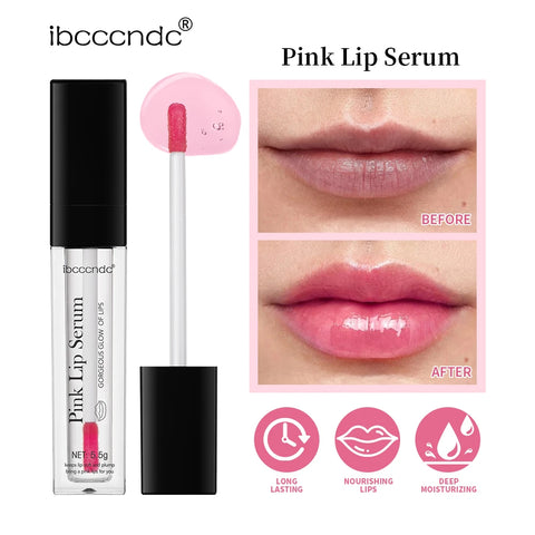 ibcccndc Pink Lip Serum Lotion Moisturizes Moisturizes And Plump Lips