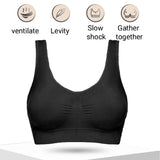 Womens Seamless Bra Crop Top Black Vertical Stripe