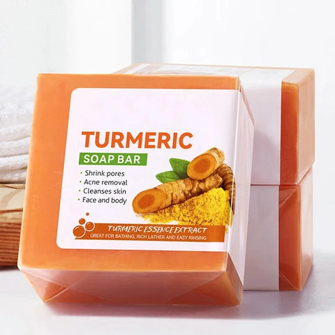 Handmade Turmeric Soap for Body Dark Underarms