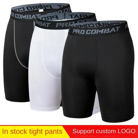 Mens Quick-Dry Sports Leggings Bottoming Shorts