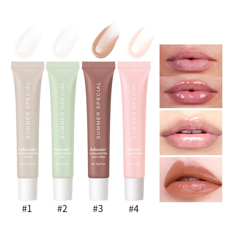 Summer Lip Balm & Moisturizing Mirror Lip Gloss Vanilla Mint