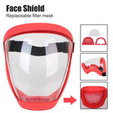 Full Face Shield Mask Transparent Safety Cover