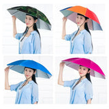 1PC Umbrella Hat Windproof Sunshade Rain Gear