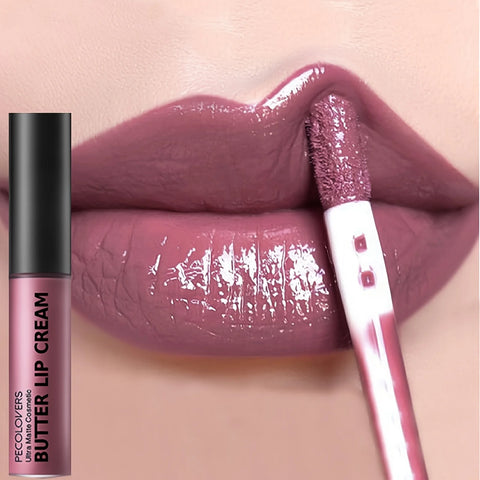 1PC Butter Gloss Non-Sticky Long Lasting Nude Lip
