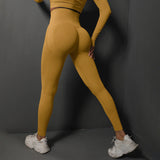 High Waist Seamless Push-Up Yoga Leggings for Women