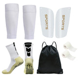 5PCS Football Sock Leg Guard Drawstring Bag Set