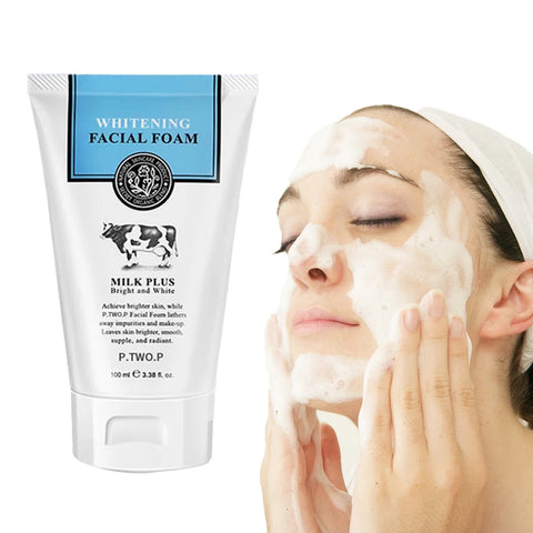 PTWOP Whitening Facial Cleanser Foam Deep Moisturizing