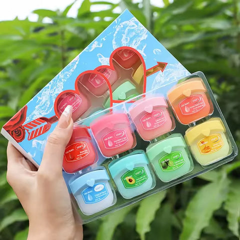 468pcs Fruit Series Lip Balm Set Moisturizing Fresh