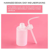 250/500ml Eyelash Cleaning Washing Bottle Curved Spout Cleaner