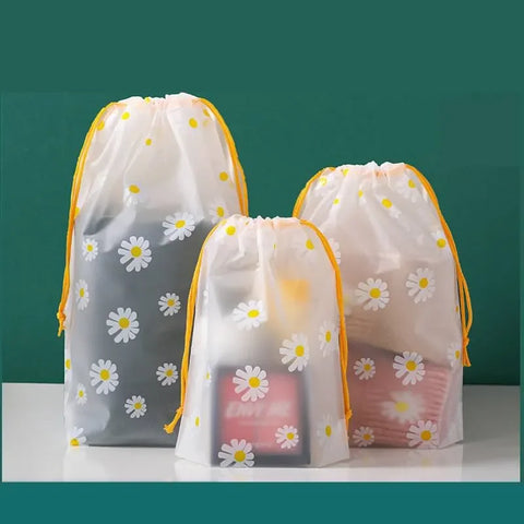 10Pcs Transparent Waterproof Travel Cosmetic Bags