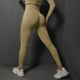 High Waist Seamless Push-Up Yoga Leggings for Women