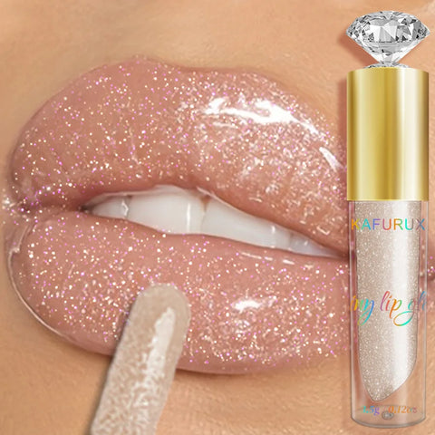 9 Colors Diamond Shimmer Glitter Lip Gloss Makeup