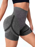 Womens High Waist Yoga Shorts Butt-Lifting Fitness