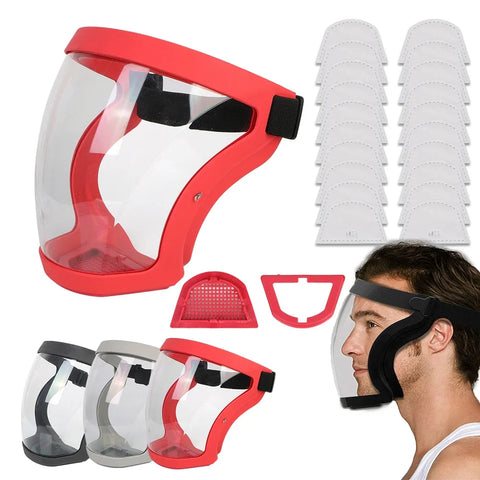 Full Face Shield Mask Transparent Safety Cover