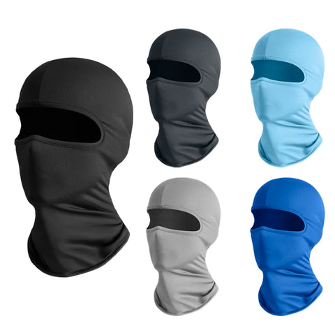 Breathable Ice Silk Sunscreen Mask for Men Women