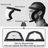 Full Face Shield Mask Transparent Safety Cover