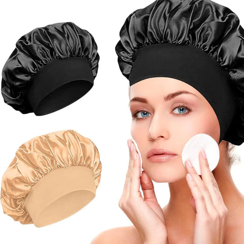 High Elastic Shower Cap Hairdressing Hair Care Hat