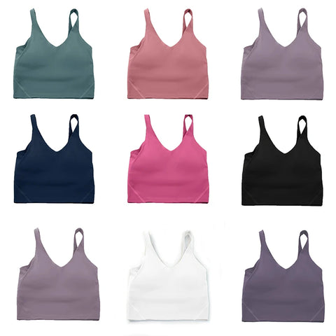Womens Sports Yoga Bra U-Back Fitness Running