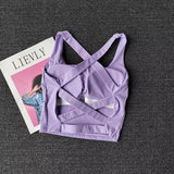 Womens Push Up Sports Bra Top Fitness Yoga Underwear