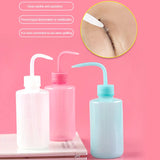 250/500ml Eyelash Cleaning Washing Bottle Curved Spout Cleaner