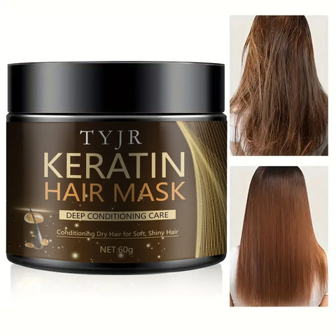 60g Keratin Magical Hair Mask Protein Repair for Dry Frizz
