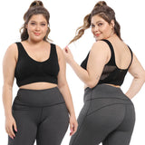 Womens Breathable Sports Vest Bra Shockproof Pad